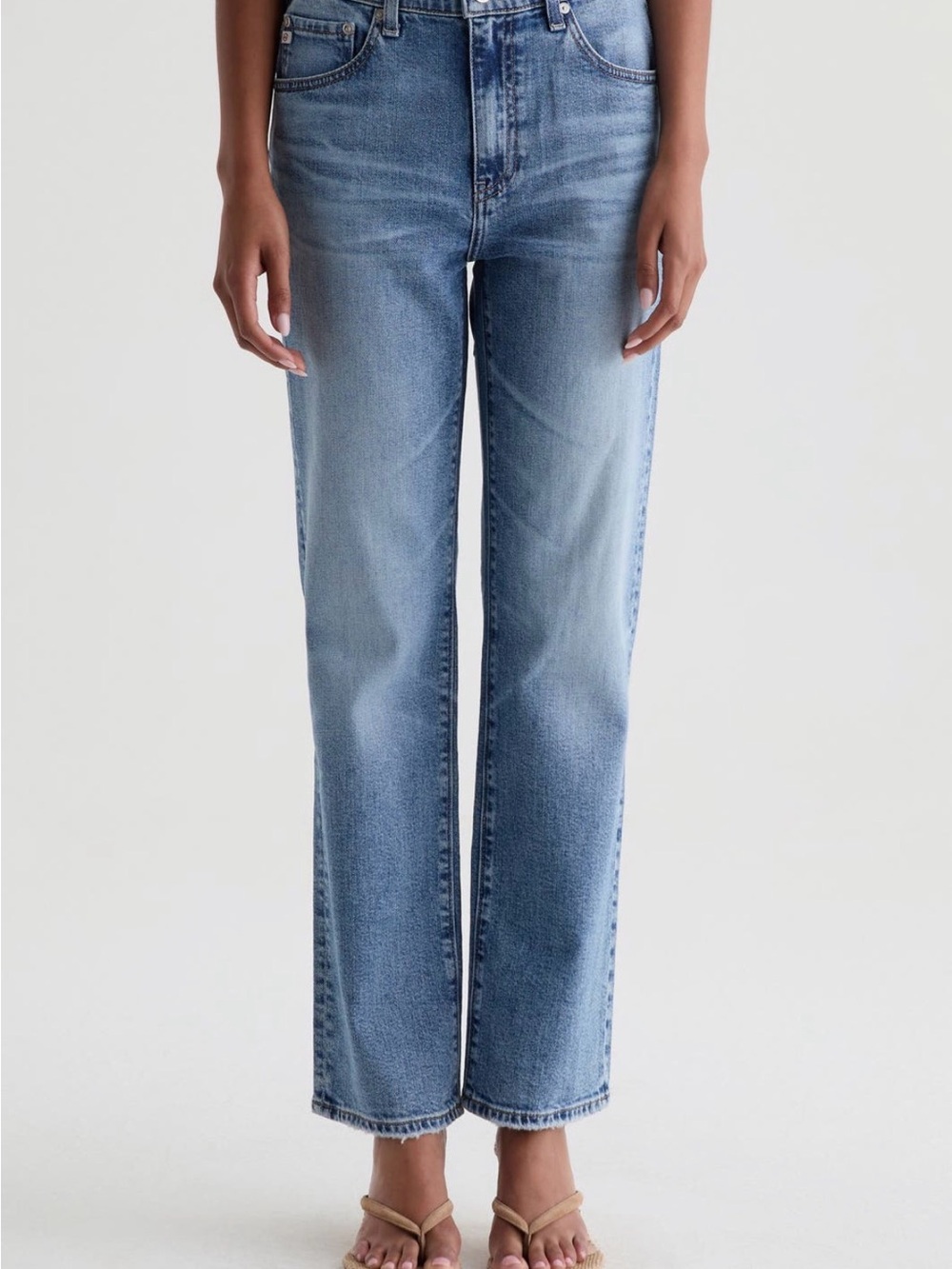 AG-ED Brinley Mid-Rise Straight Jeans – Size 29